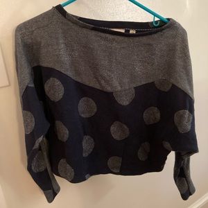 Cropped Anthropologie sweater